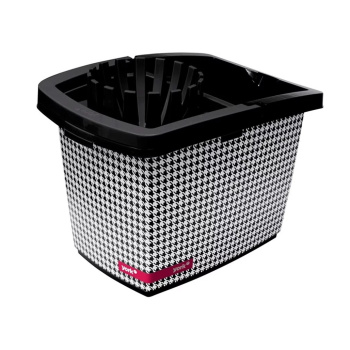 Ведро д/мытья пола пластм. 15л со вставкой для Отжима, прямоуголное "Пепита" 070042 "York" *1/8