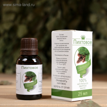 Эфирное масло «Пихта», флакон-капельница, аннотация, 25 мл 1857717