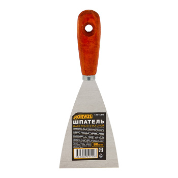 Шпатель дер.ручка 80мм "Korvus" (арт.1201080) *12/240