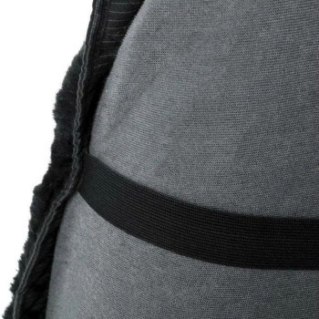 Накидка на сиденье, натуральный мех, черная 3137168