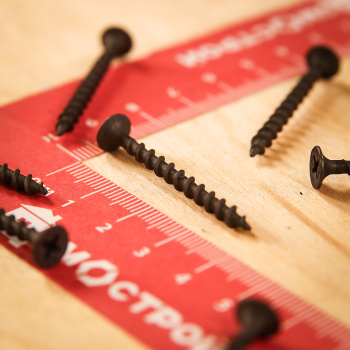 Саморез по дереву 3.5х41 мм BROZEX, крупная резьба, фосфатированные