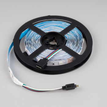 яяяСветодиодная лента Apeyron 12В, 5 м, IP20, ЭКО, 7.2Вт/м, 30 LED/м, RGB  7328442