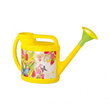 Лейка 8 л Альтернатива, с рассеивателем, пластик, желтый