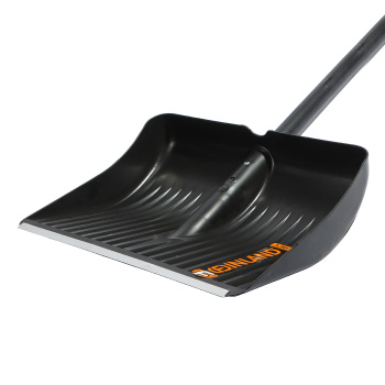 Лопата снегоуб пластик 490*410 с планкой дерев черенком, пласт. ручка "FINLAND" (арт.1023)  *1/5 Лопата снегоуб пластик 490*410 с планкой дерев черенком, пласт. ручка "FINLAND" (арт.1023)  *1/5