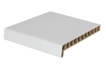 Подоконник ПВХ, 200х1500 мм, белый
