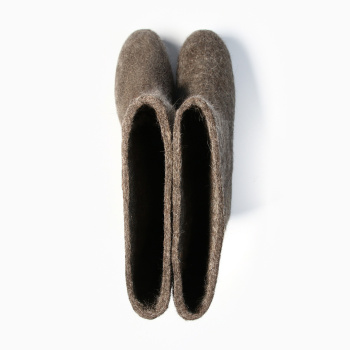 Валенки мужские с рез.подошвой цвет натуральный, р-р 45 (32) 4644049