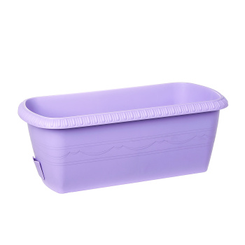 Ящик д/цветов пластм. "Lе Jardin" 40х19х15см с др.реш. прик.вент. Лаванда108-28 (Tek.A.Tek) *1/10 Ящик д/цветов пластм. "Lе Jardin" 40х19х15см с др.реш. прик.вент. Лаванда108-28 (Tek.A.Tek) *1/10