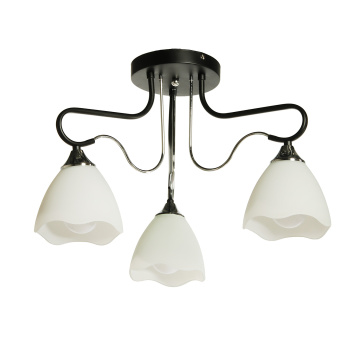 Люстра Verner Lighting А2618/3, 40 Вт, Е27, 3 лампы, черный/хром