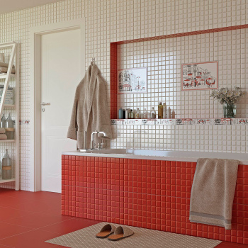 Плитка настенная Axima Гардения, 280х400 мм, белый