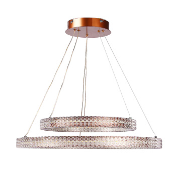 Люстра 9200(9238)/240W coffee  600+400 мм 3 реж., пульт S=20м2  VERNER LIGHTING *1