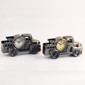 Будильник "Грузовичок", дискретный ход, 11 х 22.5 см, d=6.5 см , микс 4482492