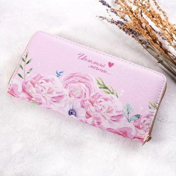 Кошелек кожзам "Исполняй мечты" 19*9,5см 4020290