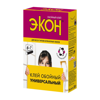 Клей для обоев универсальный 200г "ЭКОН" 1312332 (Хенкель)*1/24