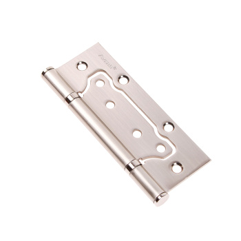 Петля без врезки 125*75*2,5мм НИКЕЛЬ матовый NIS AVERS *2/12/96