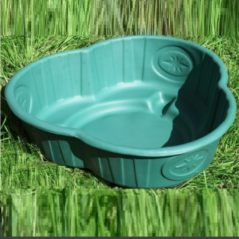 Клумба/пруд садовый ПНД "Южная" 980х960мм, глуб.300мм Зеленый (Н.Челны) *1