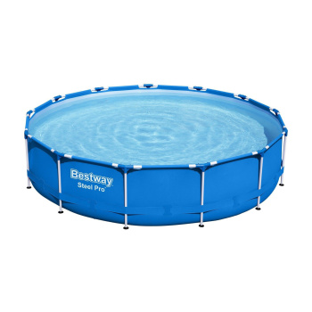 Бассейн каркасный Steel Pro 396 х 84 см, с фильтр-насосом 220V, 2006 л/ч, 5612Е Bestway