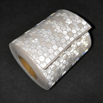 Светоотражающая лента TORSO, самоклеящаяся, белая, 5 см х 3 м 4330993