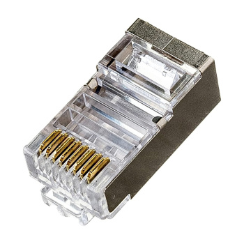 Разъем RJ-45 FTP для кабеля кат. 6, 8P8C (100шт) TDM