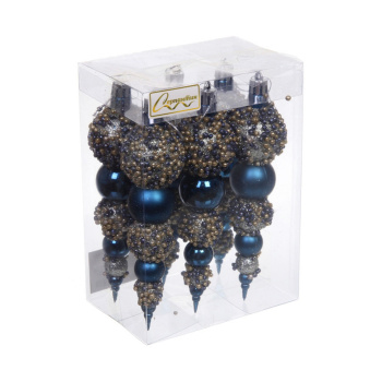 Набор украшений SHINE "Fairy tale" 14 см (6 шт.), night blue