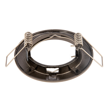 Светильник встраиваемый MR16 DL100 GU5.3 Ecola литой Черненая Медь 24x75 FR1601EFF *10/100