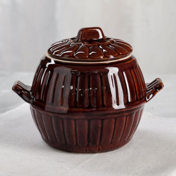 яяяГоршок для запекания "Бочка", 0.7 л