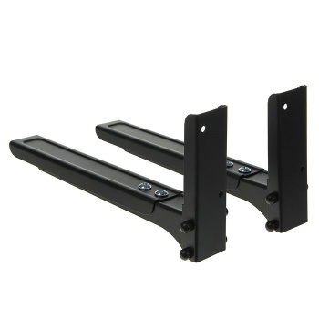 Кронштейн 02М, для микроволновой печи, регулируемый, до 40 кг, 300-420 мм, черный *10