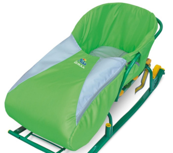 Сиденье для санок мягкое на поролоне с подлок.сЧехлом д/ног с 2 молниями(водоот.матер.СС3-1*1/10