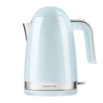 Чайник эл. нерж/пластик 1,7л 2200Вт GALAXY LINE GL 0332 НЕБЕСНЫЙ двойная стенка *1/6