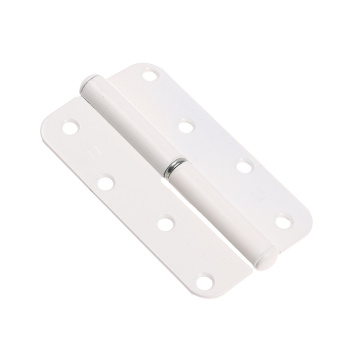 Петля накладная полимер.110мм белая ЛЕВАЯ СКОБИС *50