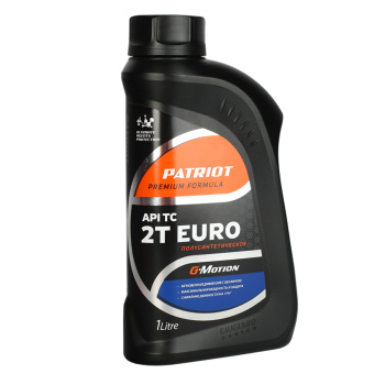 Масло д/2-х тактных двигателей 1л полусинтетическое G-Motion 2T EURO PATRIOT *1/12