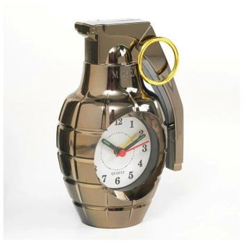 Будильник "Граната", дискретный ход, 16.5 х 11 см, d=6 см 6385364