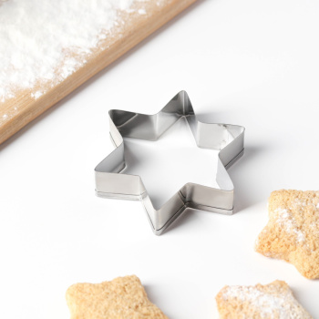 яяяФорма для вырезания печенья "Звезда" 6х6х2 см 3602732