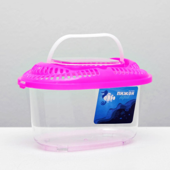 Переноска для животных овальная 19х12,8х11,3 см микс цветов 1741092