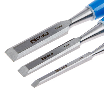 Набор стамесок 3шт. Союз 6,12,18мм (арт.1063-02-H3C) *1/6/36