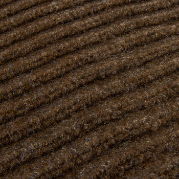 Коврик влаговпитывающий 90*120 см  ребристый коричневый "KOVROFF" (арт.20403)  *1/6 (ОУ09)