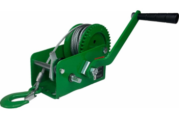 Лебедка ручная барабанная тяговая 900 кг канат 10 м HW 900 HITCH *1