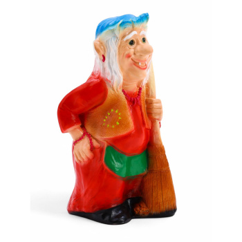 Садовая фигура "Бабка-Ежка стоя" 33х35х65см МИКС   1063574