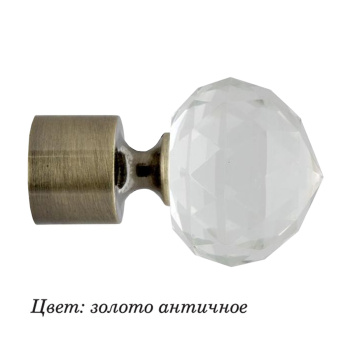 Наконечник DIY 16мм Орион Золото антик (2шт)*1