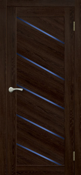Дверь межкомнатная остеклённая ЦАРГИ ПВХ COMFORT-9 Кедр Венге 3D 600мм BROZEX-WOOD *1