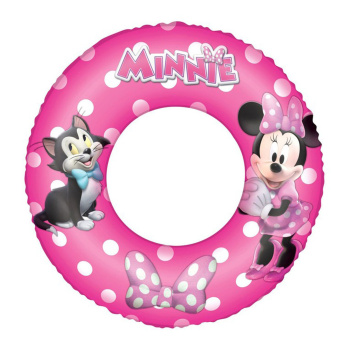 Круг для плавания детский BESTWAY Минни Маус, диаметр 56 см, 3-6 лет