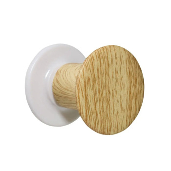 Крючок круглый пластиковый дерево (уп. 1шт)