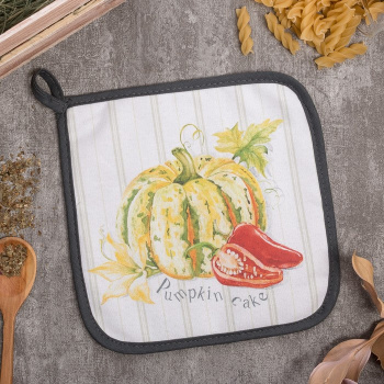 яяяПрихватка квадратная саржа 19*19см Vegetable Этель *5 ВИТРИНА