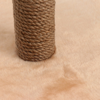 Когтеточка "Столбик" с полкой, 40 х 40 х 50 см микс цветов 1474477