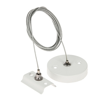 Подвес для шинопровода однофазного белый трос 2м макс нагрузка 100кг G-1-H-IP20- W 580905 *1/50