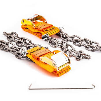 Браслет противоскольжения TOPAUTO, модель М - кроссоверы, 2 шт, пластиковый кейс  5032472