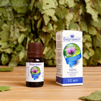 Эфирное масло "Бергамот", флакон-капельница, аннотация, 10 мл 1857673