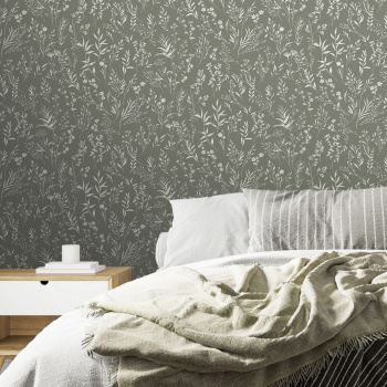 Обои  флиз Victoria Stenova  Lavanda (хаки) 287913 1.06*10м *6