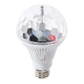 Лампа светодиодная Luazon Lighting «Хрустальный шар», 13х8 см, E27, мульти