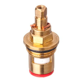 Кран-букса 1/2 керамич. Rain круг ручки, вращение 180грд. под квадрат (575-003) *10/500