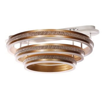 Люстра Verner Lighting YH540/3, 3000-6500 К, пульт д/у, белый/золото